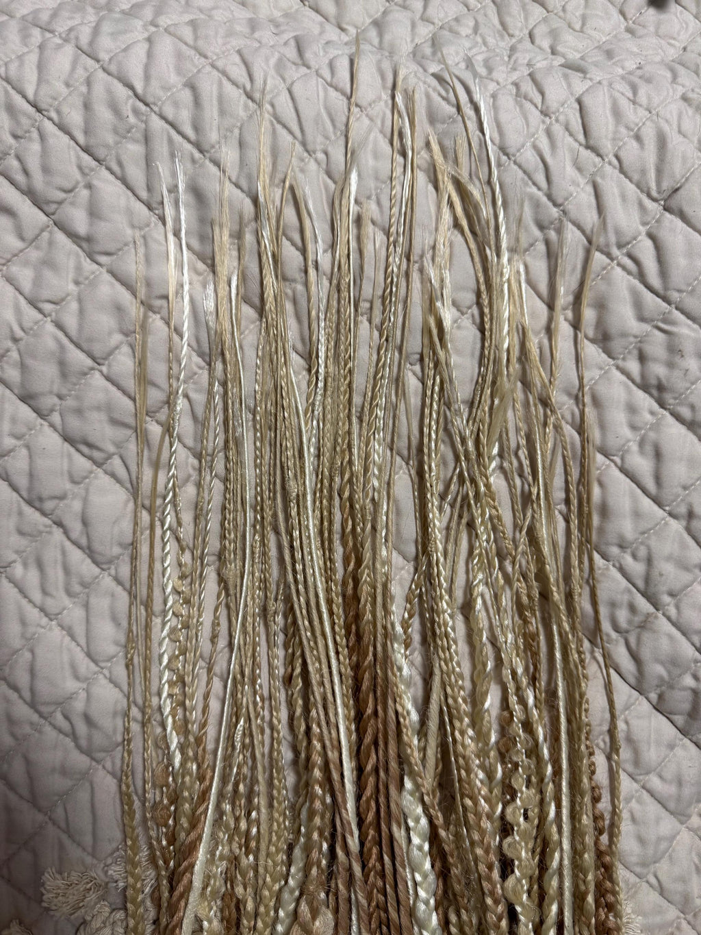 Vanilla Double Ended Braids & Twists | Blonde Dread Set | Open or Closed Ends