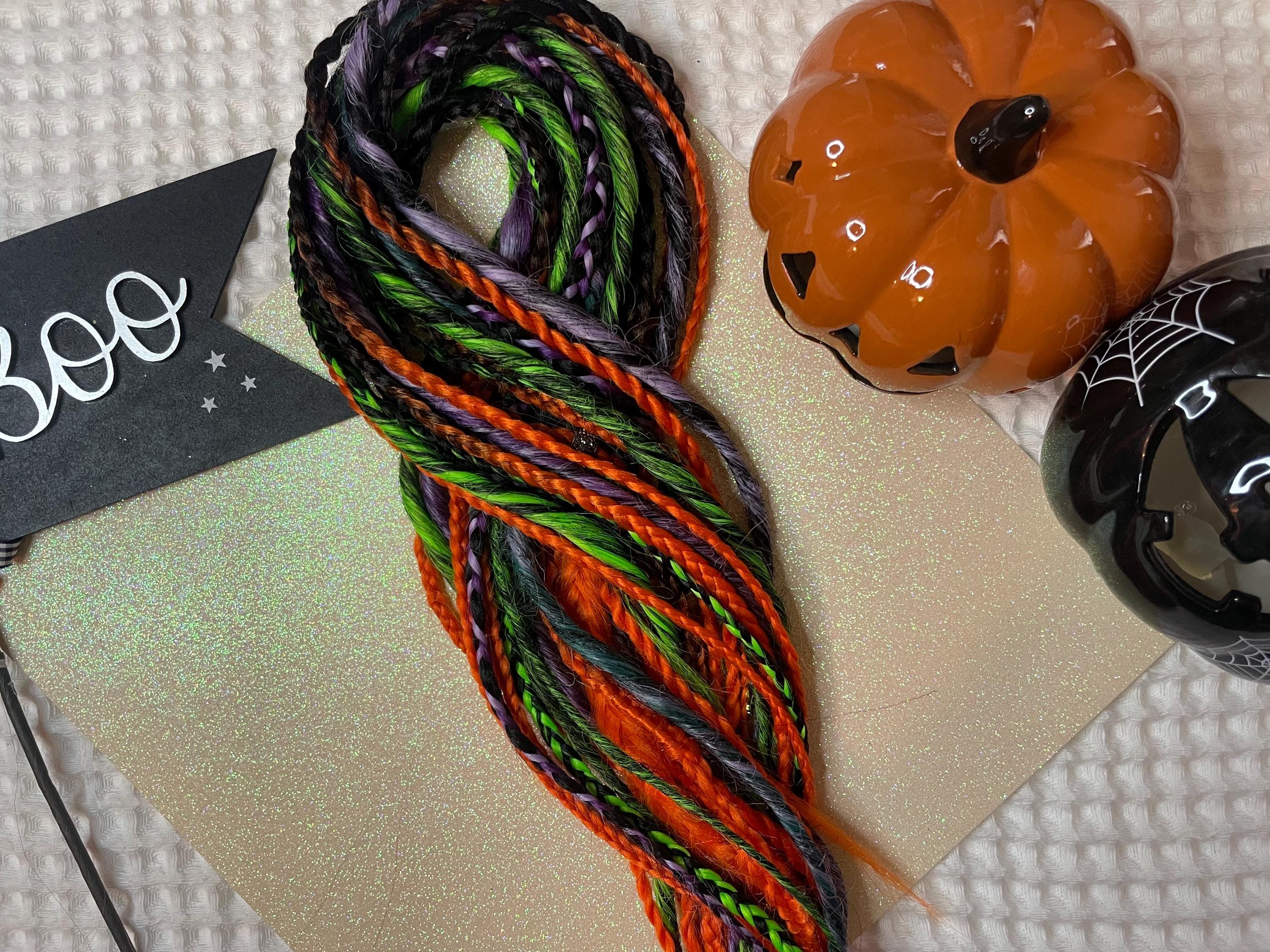 Spooky Double Ended Thin Dreads | Skull Charm Dread Set
