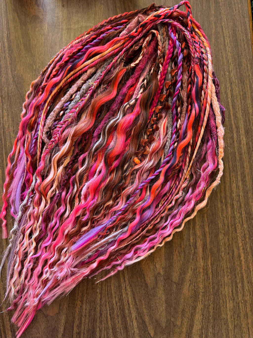 Sunset Dreams Double Ended Boho Dreads & Braids | Twist, Crochet & Wavy Dread Set