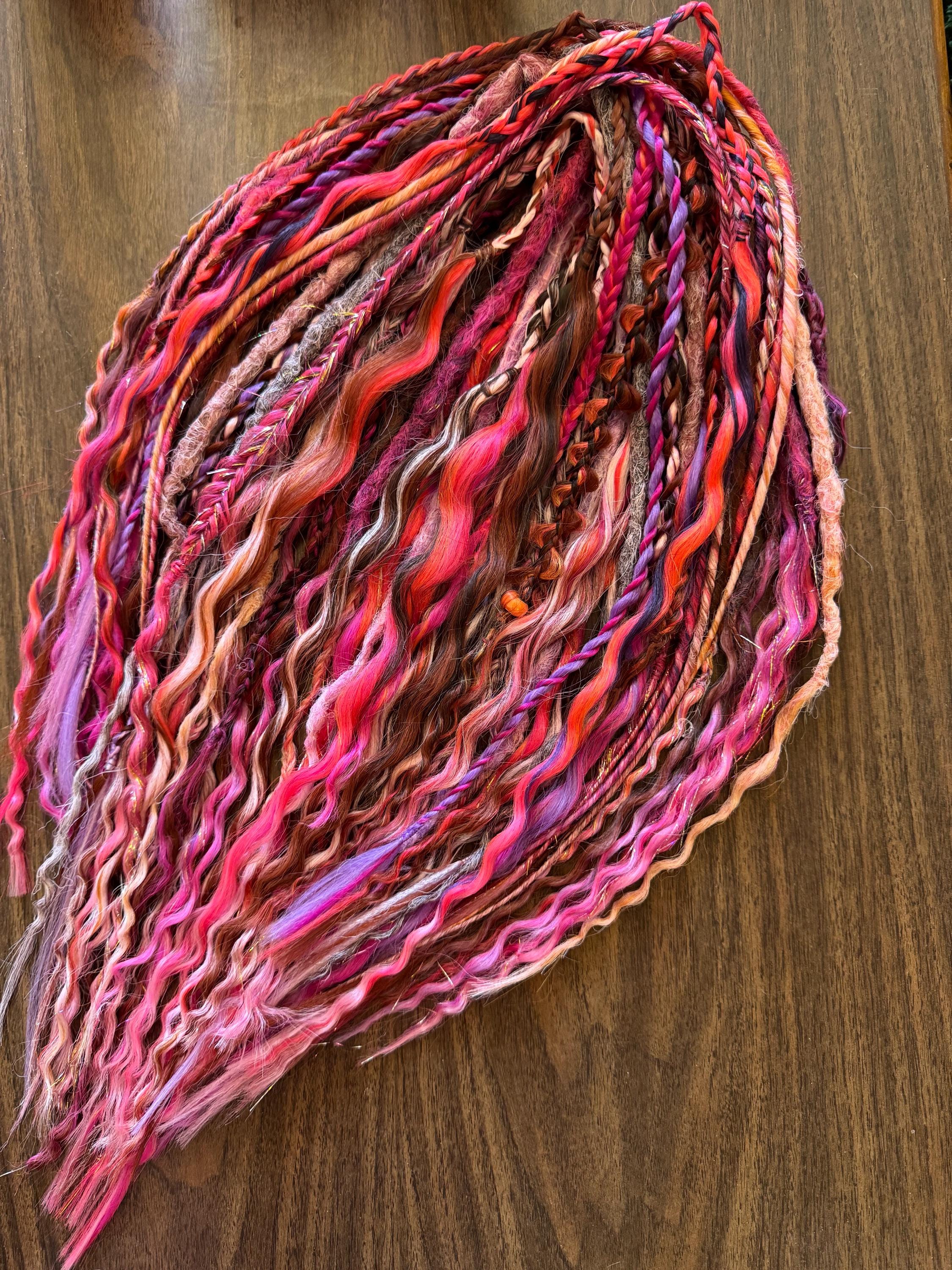 Sunset Dreams Double Ended Boho Dreads & Braids | Twist, Crochet & Wavy Dread Set