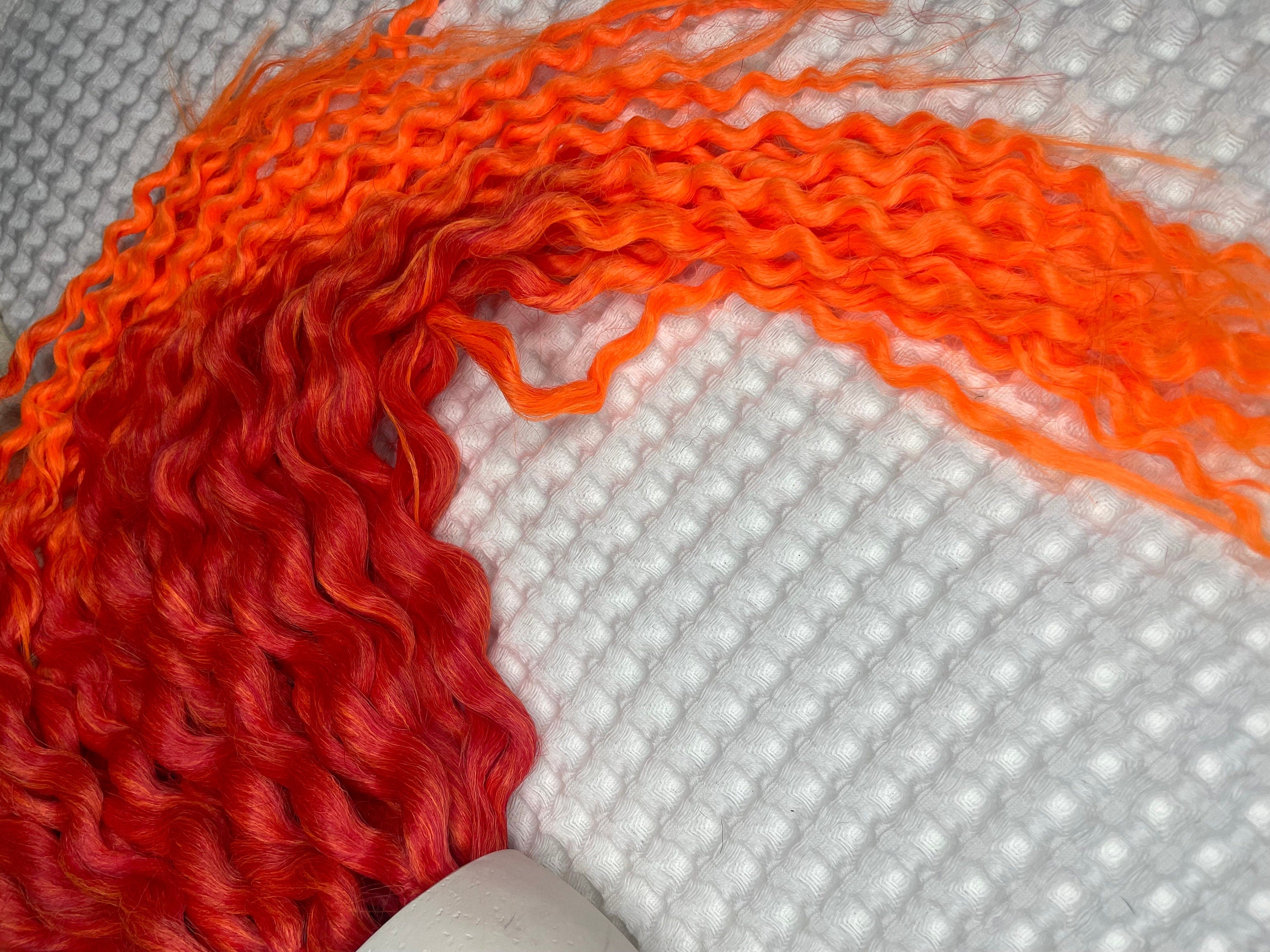 Fire Wavy double ended wavy boho dreads