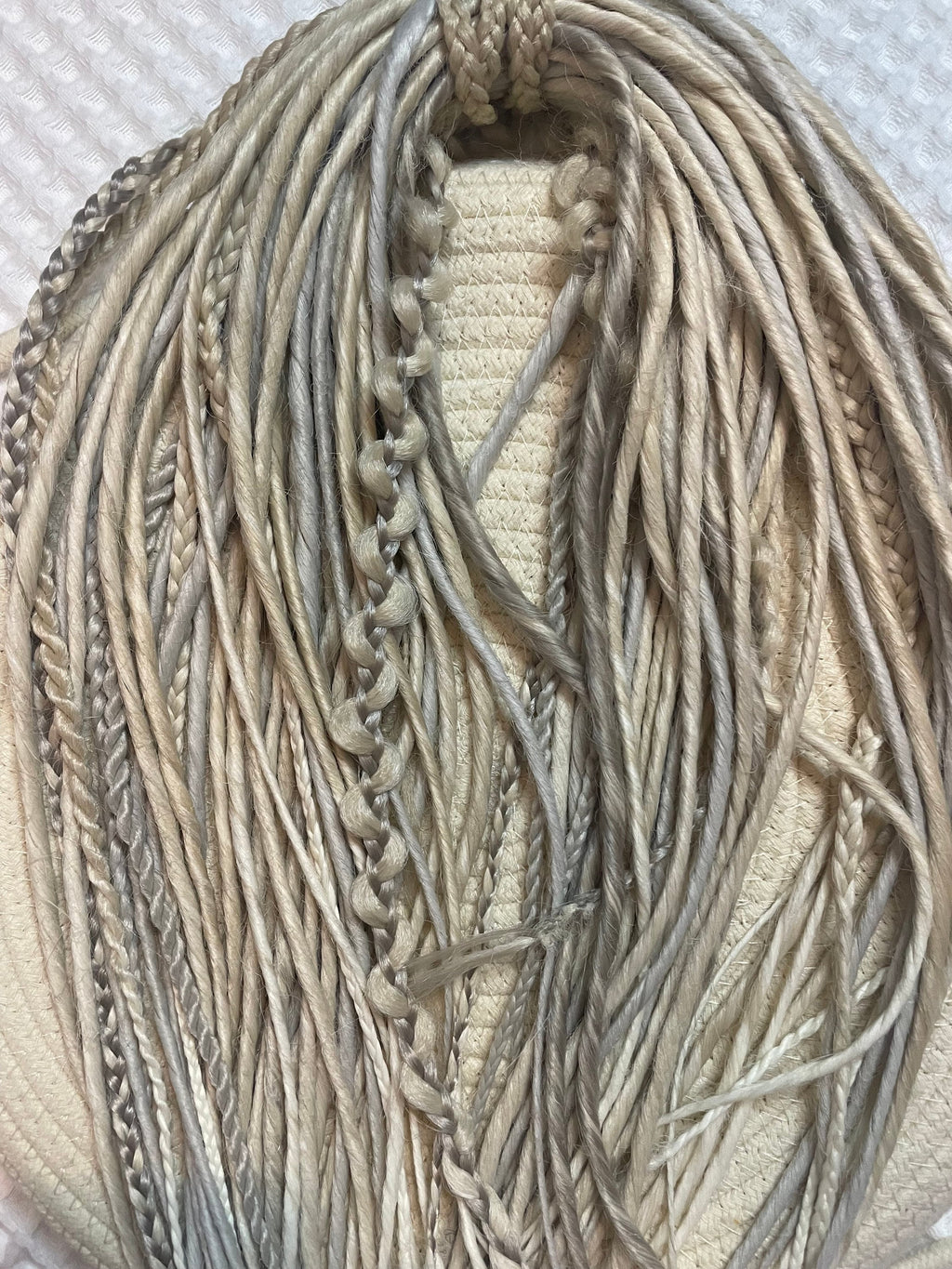 Blonde Thin Double Ended Dreads | Multi-Shade Blonde Dread Set