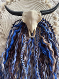 Blueberry chocolate double ended wavy dreads boho