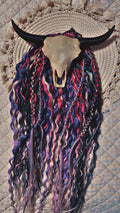 Flower Dream Double Ended Wavy Dreads | Boho Dread Set with Braids