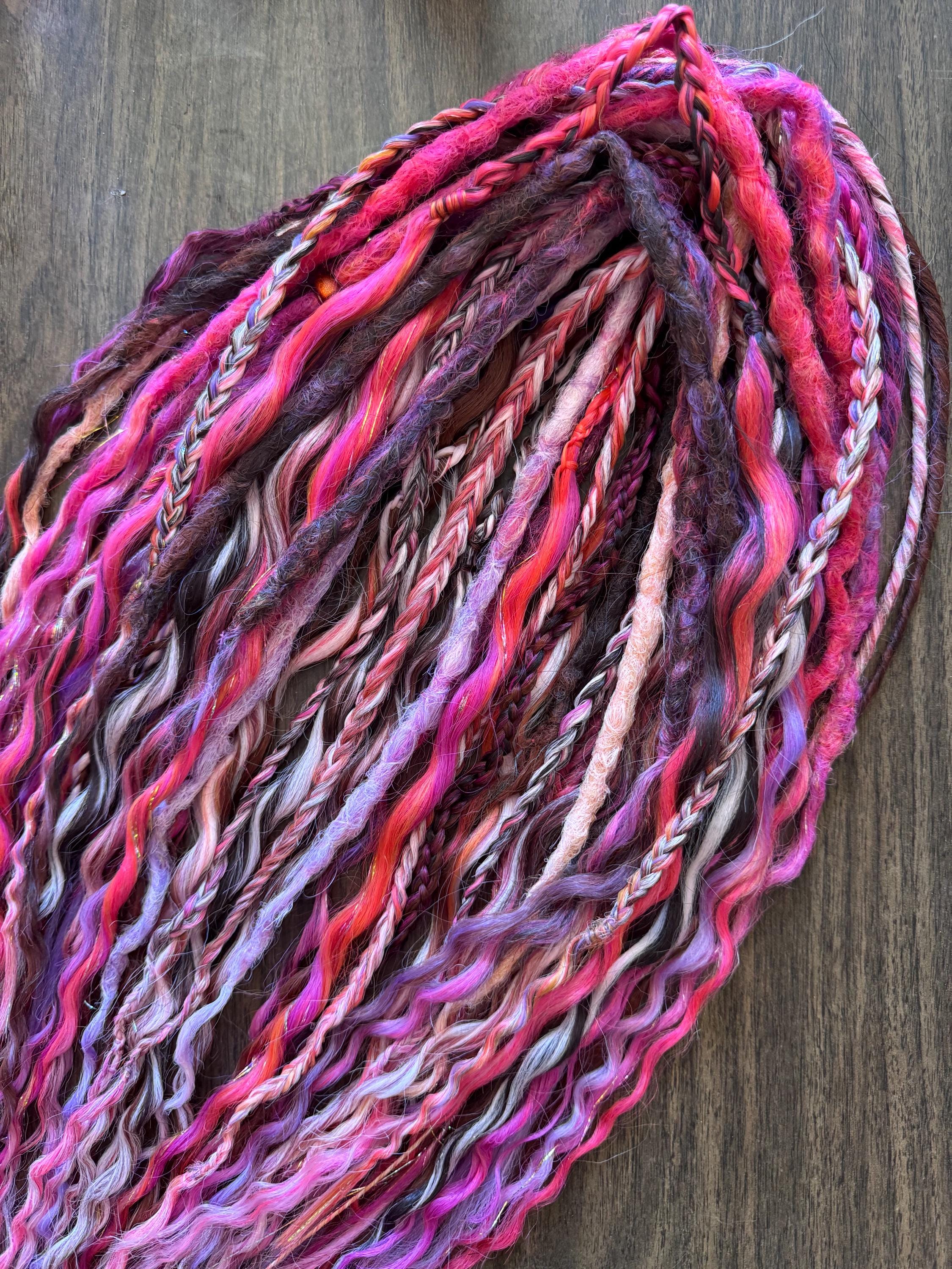 Sunset Dreams Double Ended Boho Dreads & Braids | Twist, Crochet & Wavy Dread Set