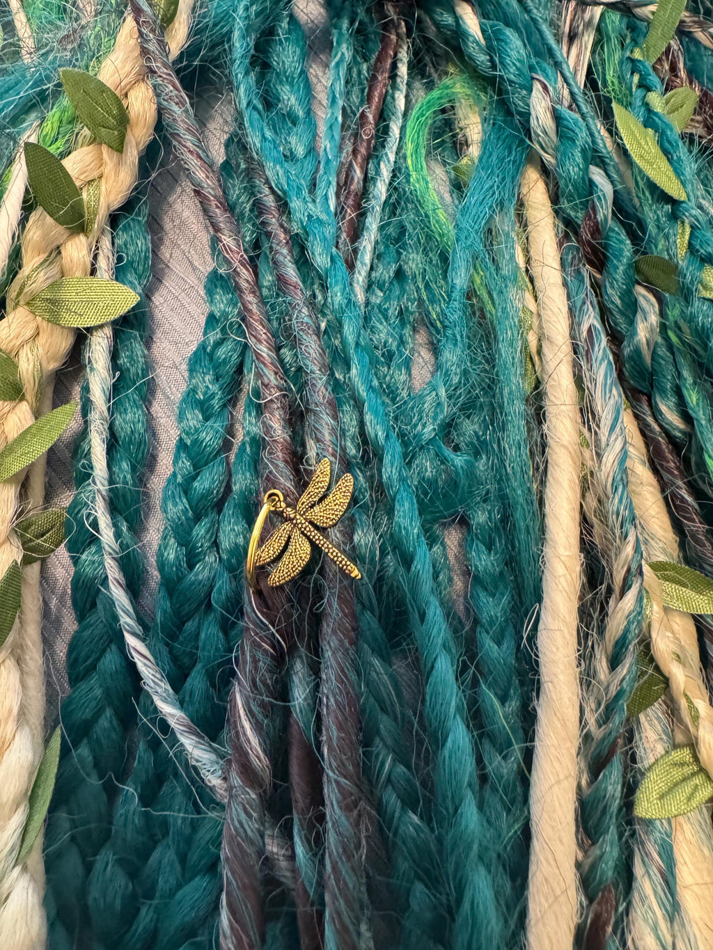 Woodsy Fae leafy double ended dreads