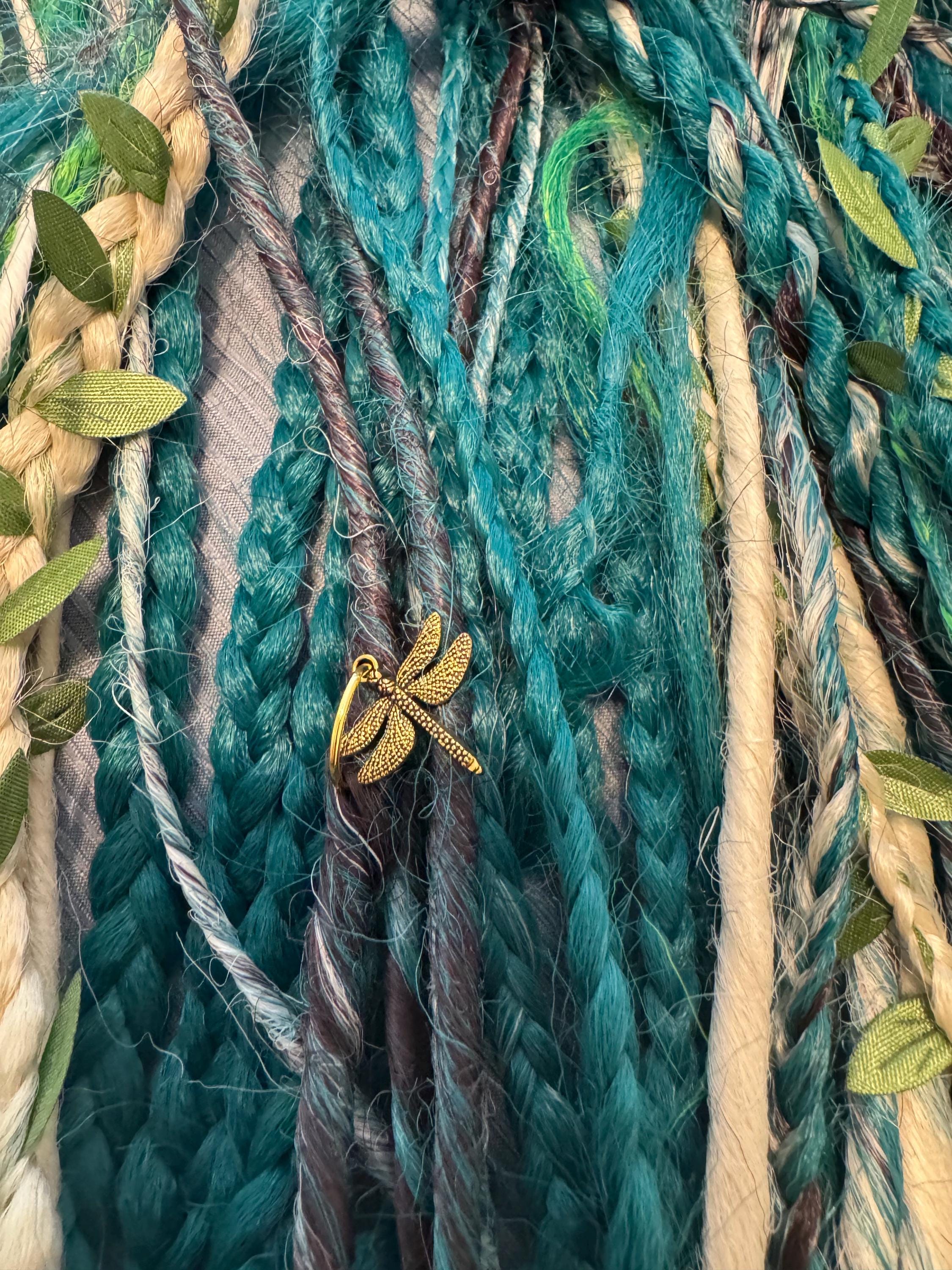 Woodsy Fae leafy double ended dreads