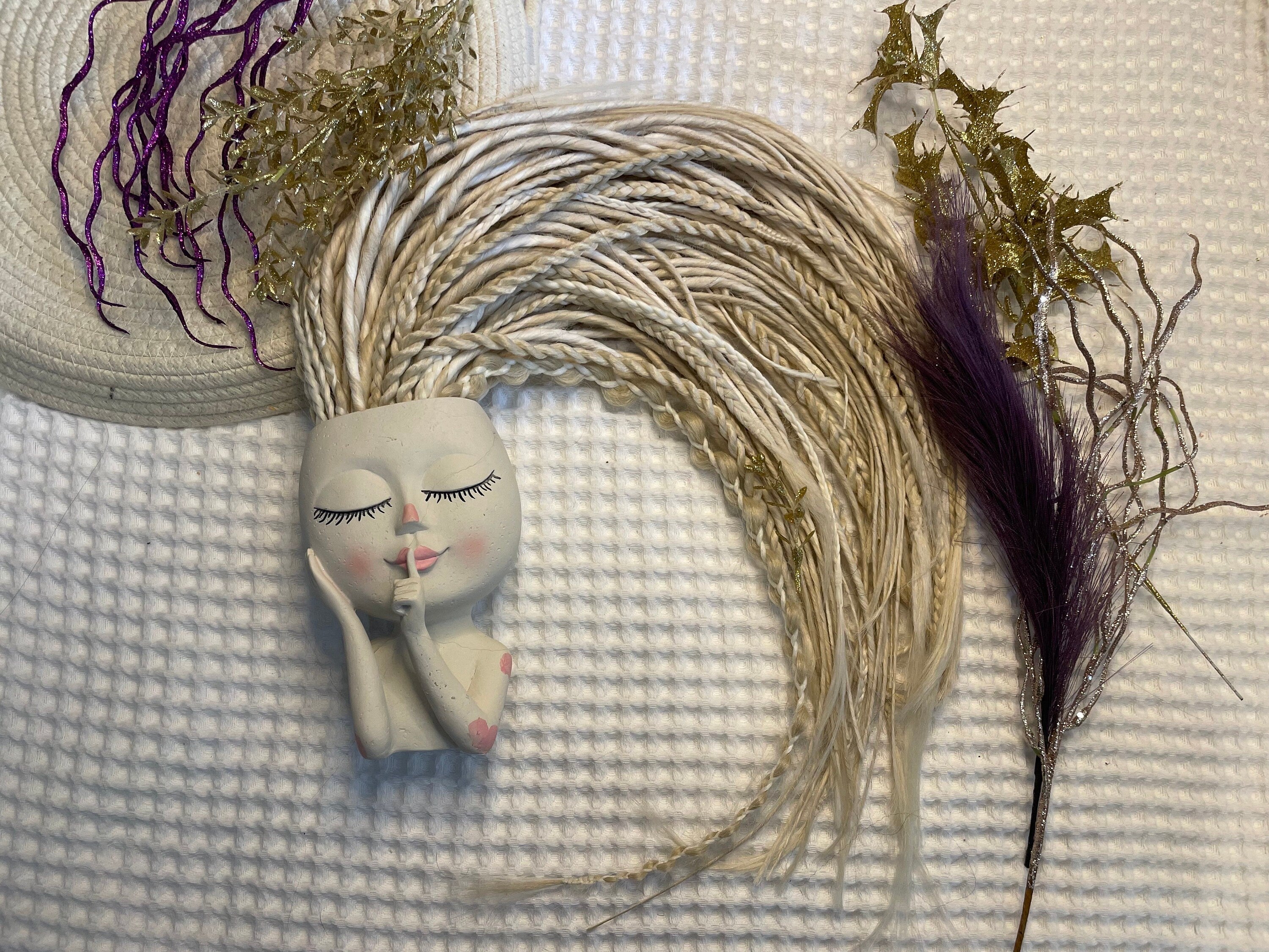 Blonde Thin Double Ended Dreads | Multi-Shade Blonde Dread Set