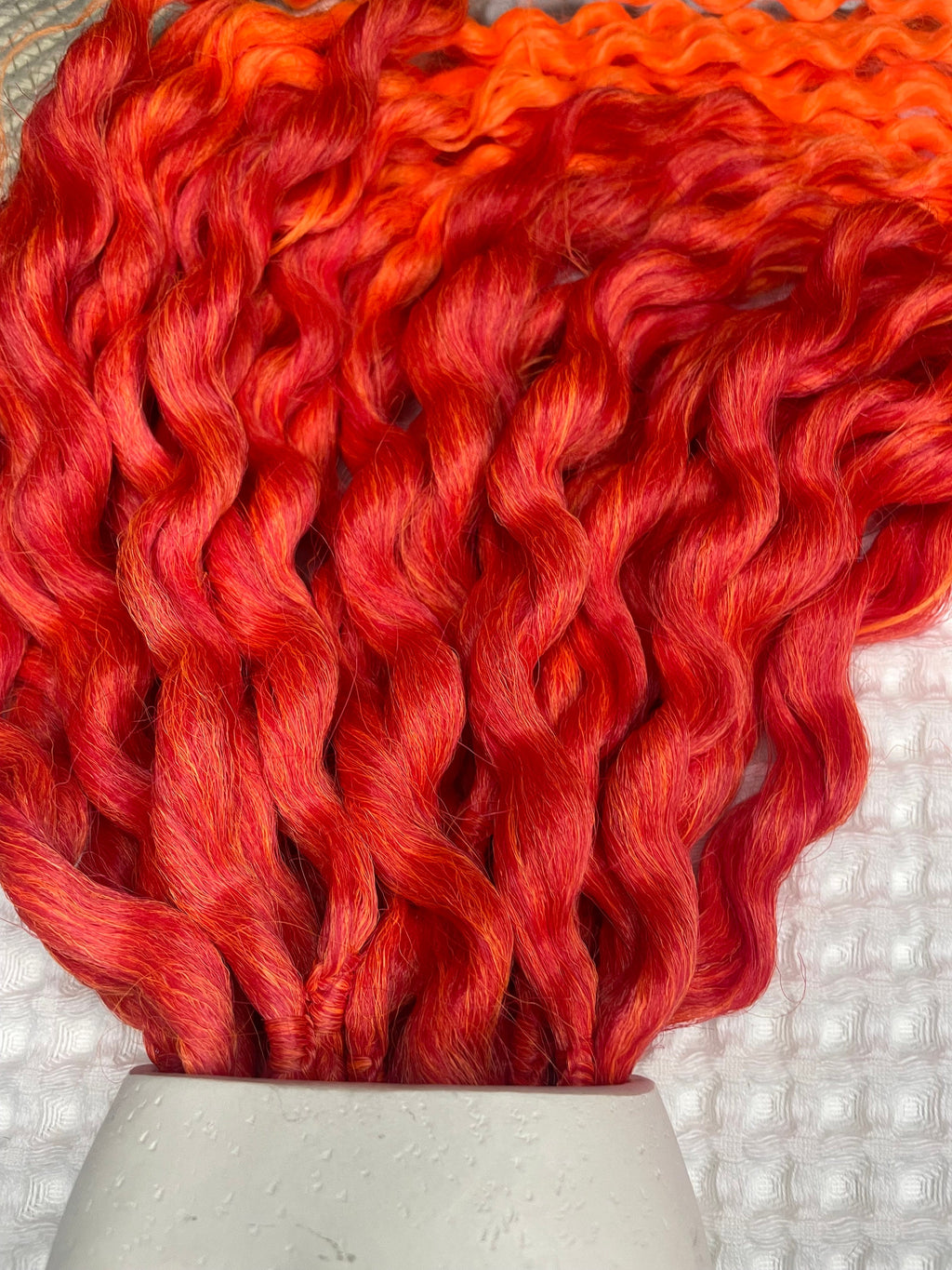 Fire Wavy double ended wavy boho dreads