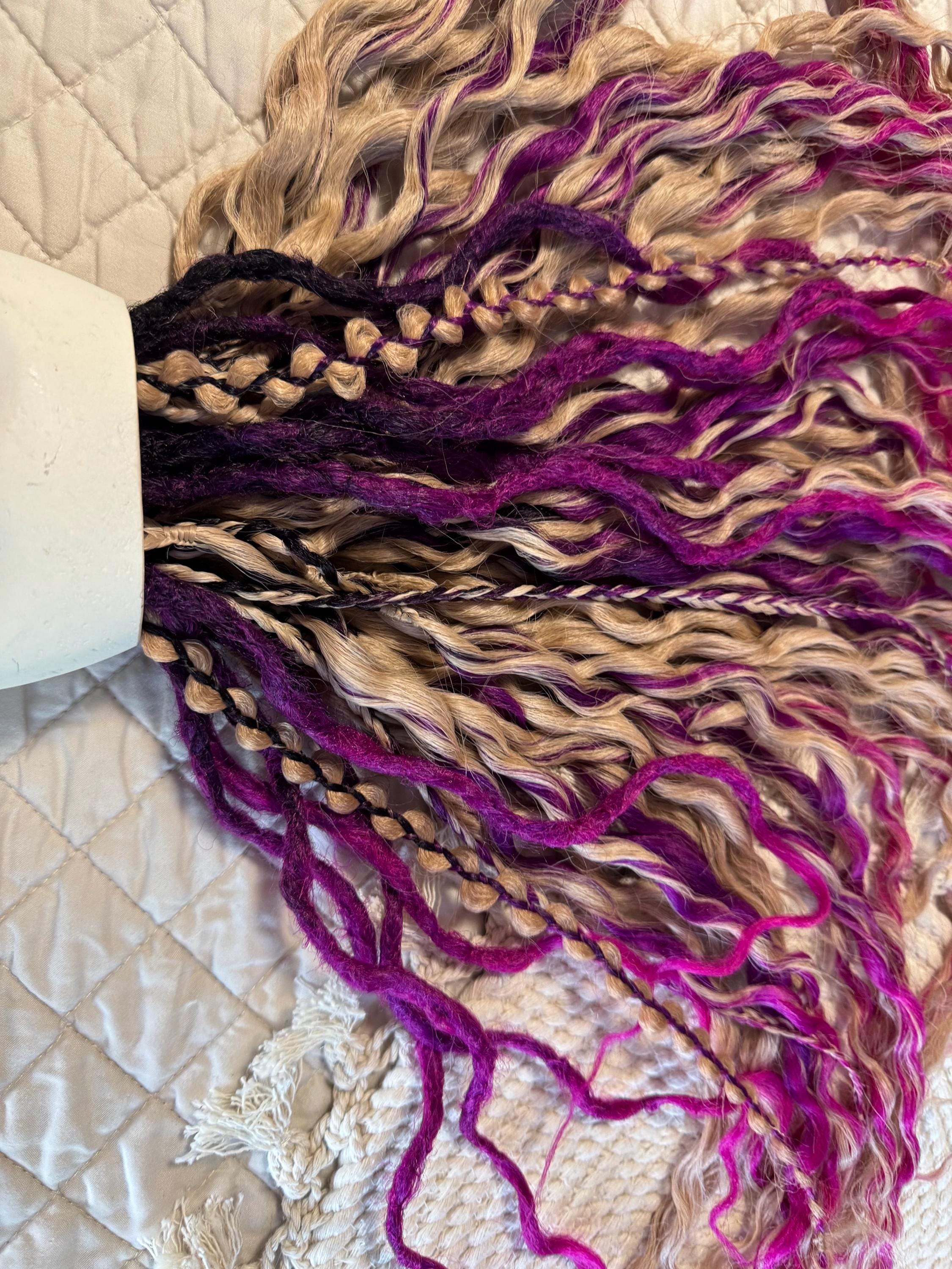 Honey Night Time Double Ended Wavy Dreads | Crochet Dreads & Boho Braids