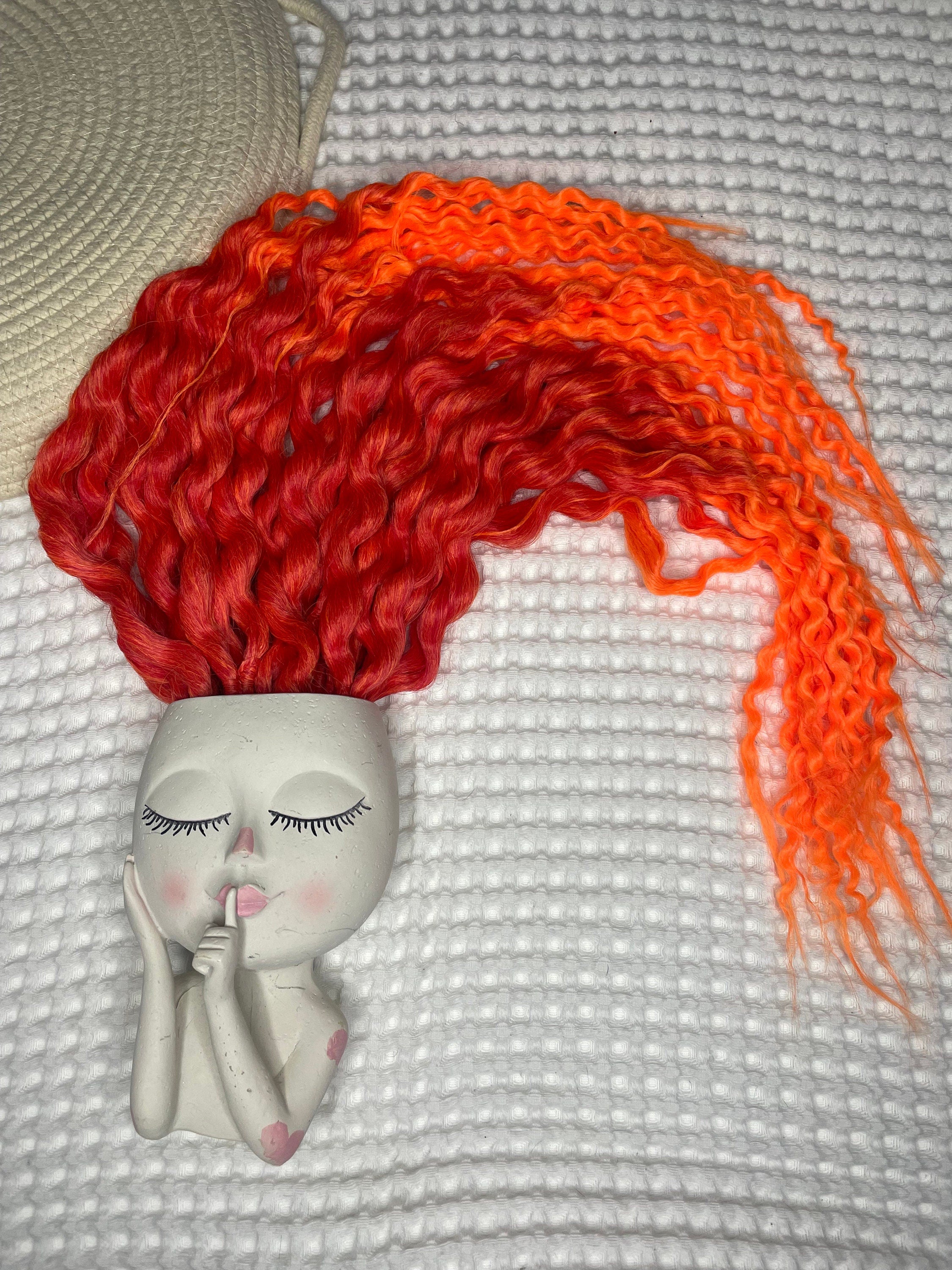 Fire Wavy double ended wavy boho dreads