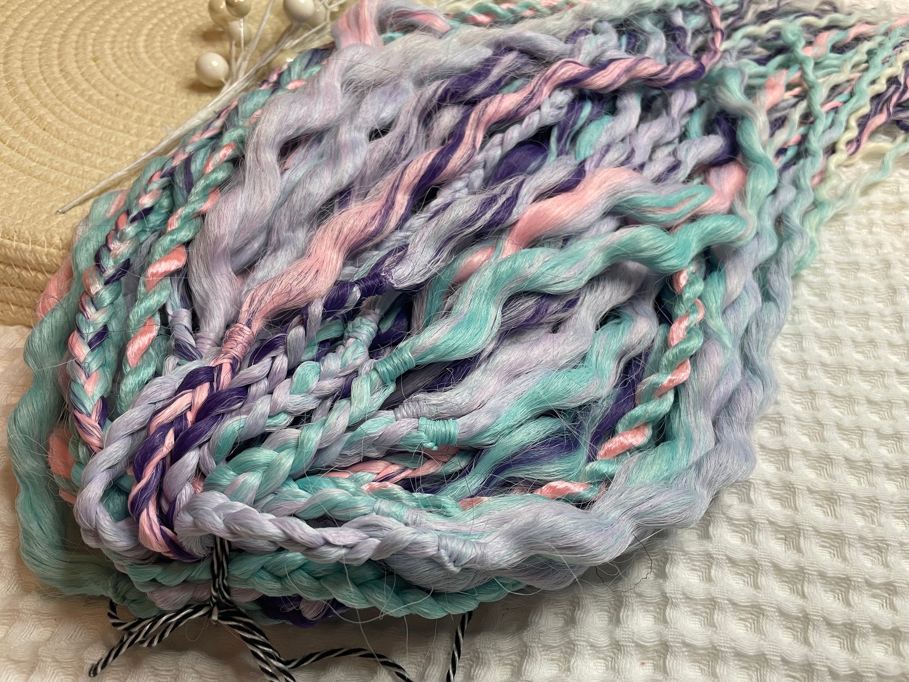 Pastel Unicorn Wavy Dreads | Teal, Pink & Purple Ombré Dread Set