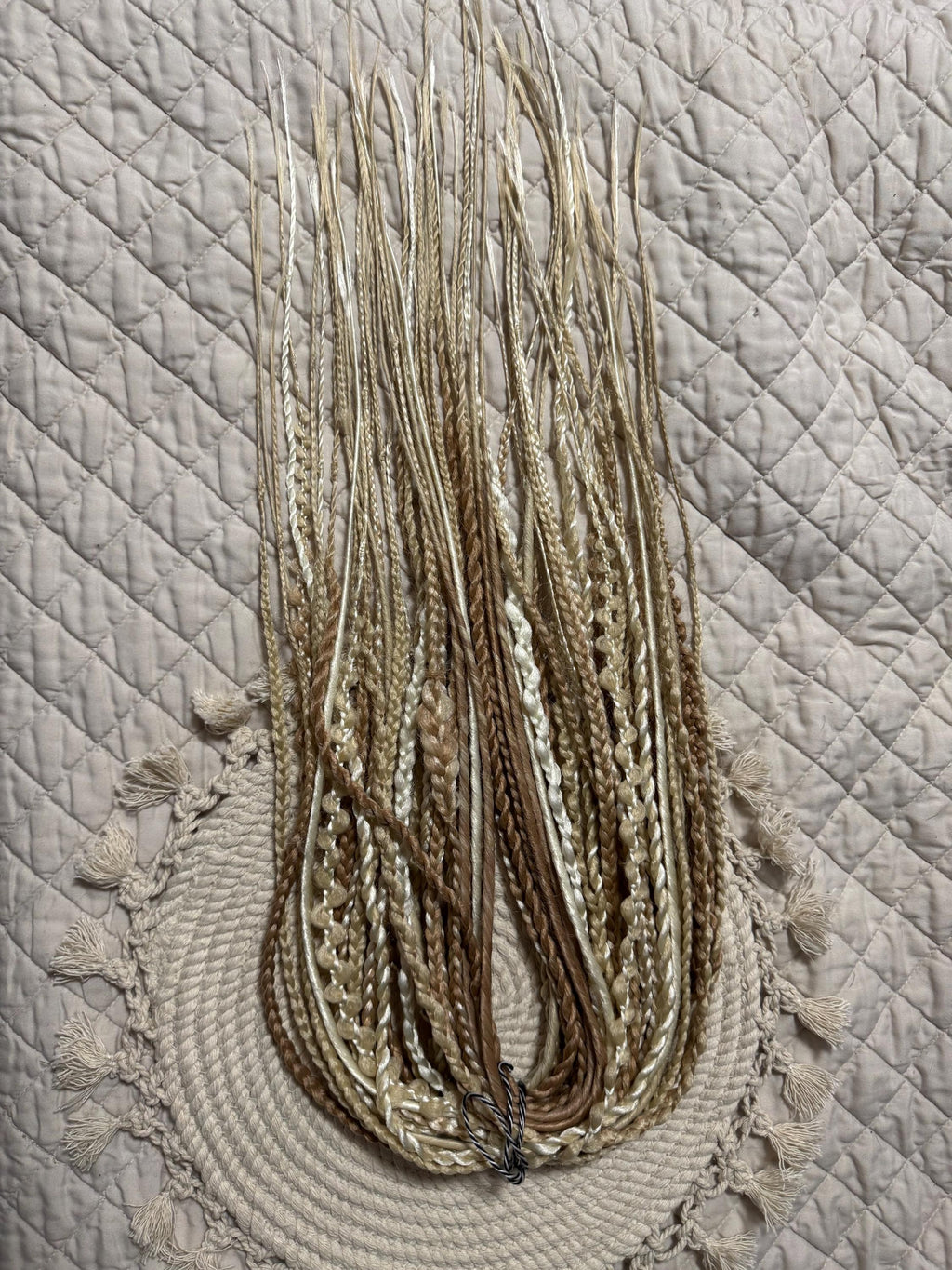 Vanilla Double Ended Braids & Twists | Blonde Dread Set | Open or Closed Ends