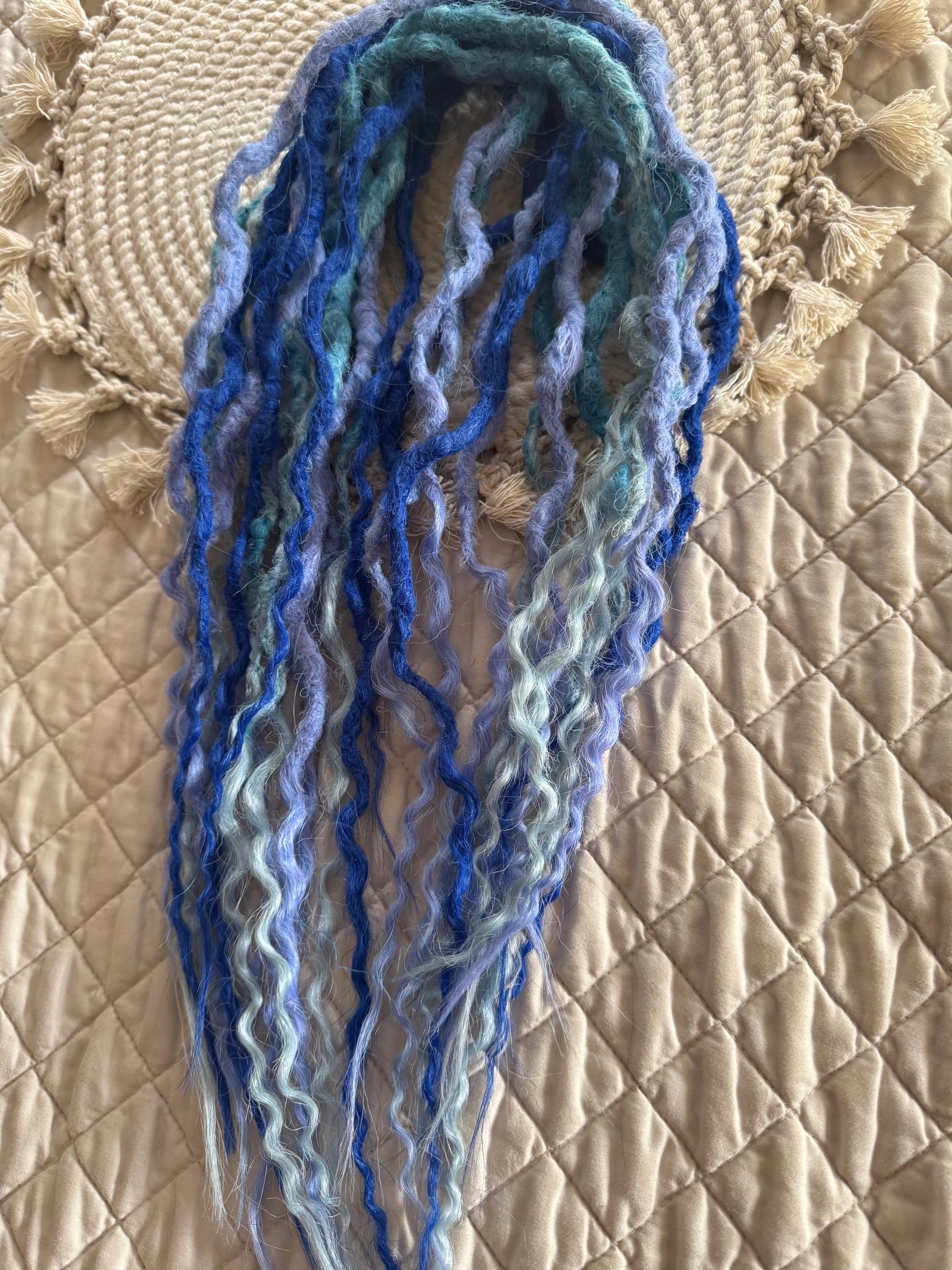 Sweet Dreams Double Ended Crochet Wavy Dreads | Brown Ombré Dread Set