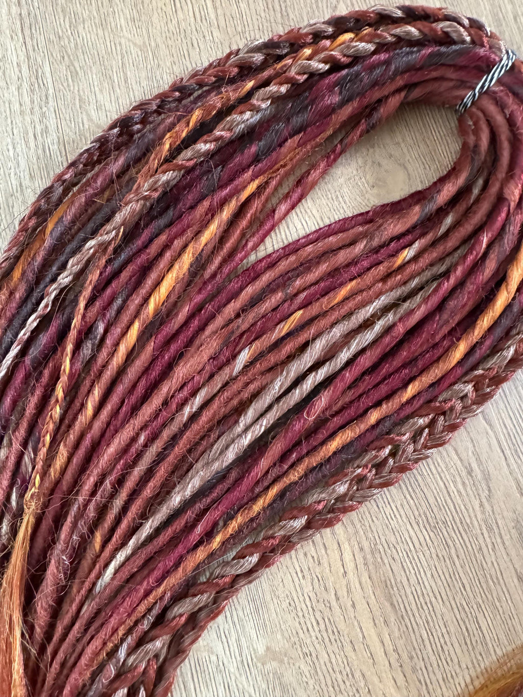 Cowboy Copper thin dreads