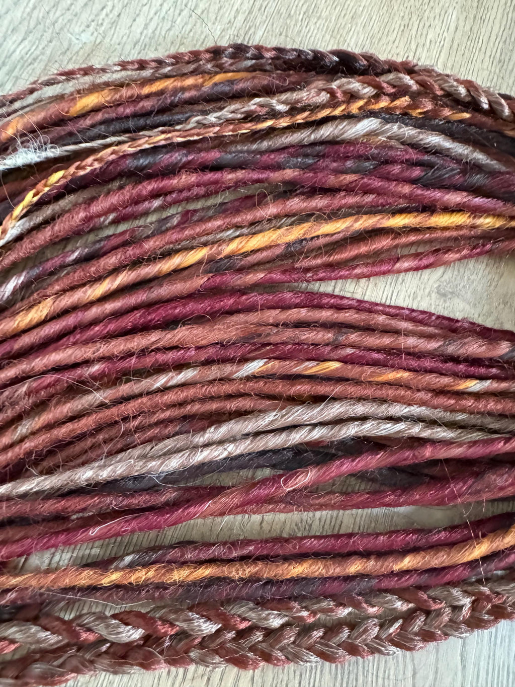 Cowboy Copper thin dreads