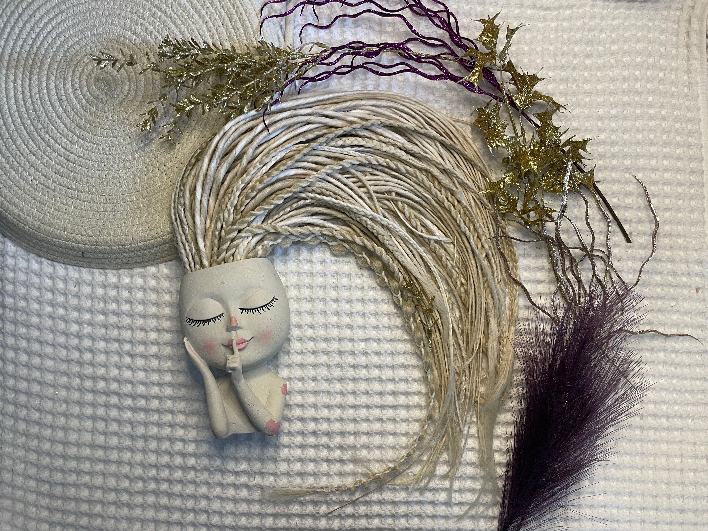 Blonde Thin Double Ended Dreads | Multi-Shade Blonde Dread Set