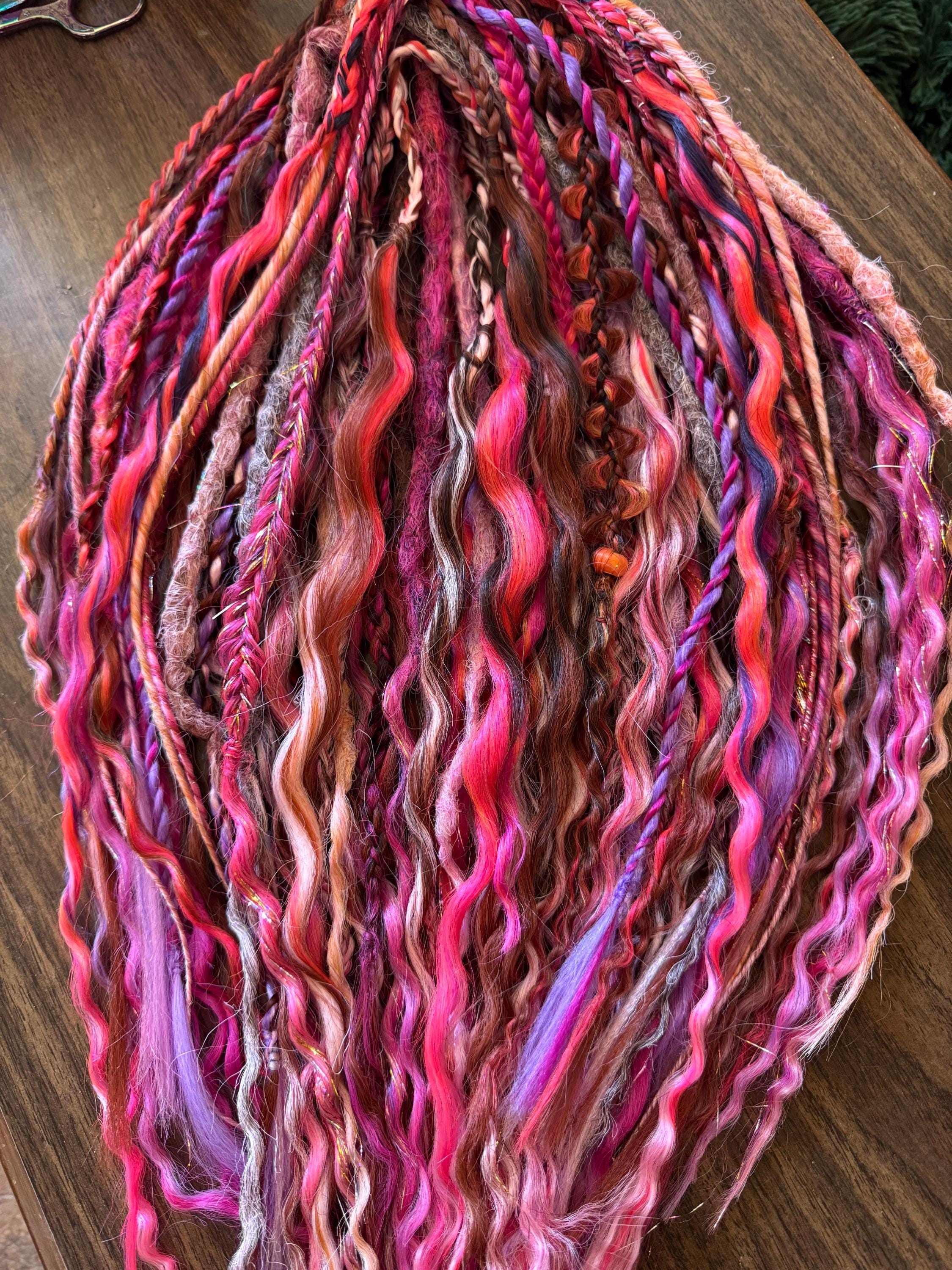 Sunset Dreams Double Ended Boho Dreads & Braids | Twist, Crochet & Wavy Dread Set