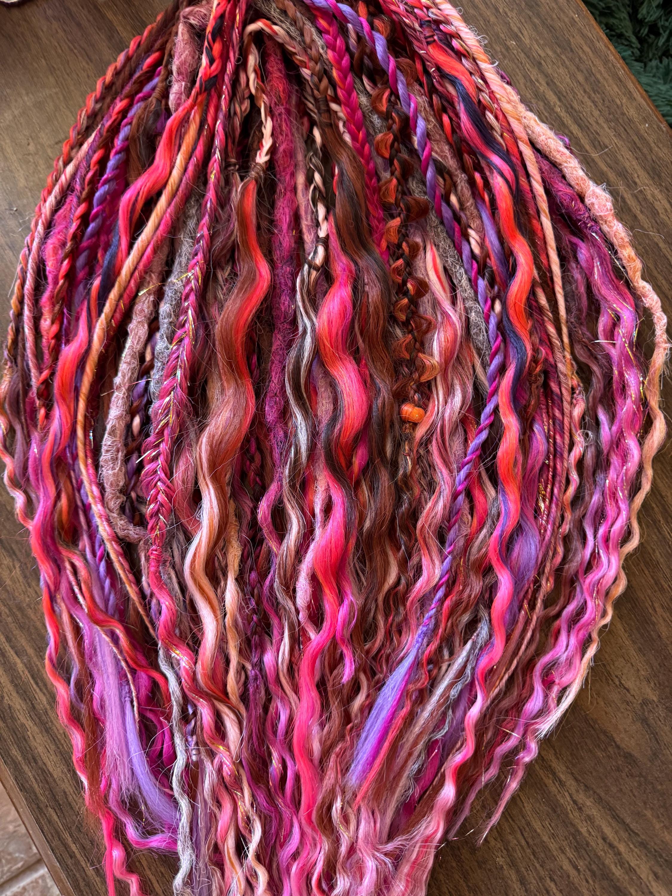 Sunset Dreams Double Ended Boho Dreads & Braids | Twist, Crochet & Wavy Dread Set