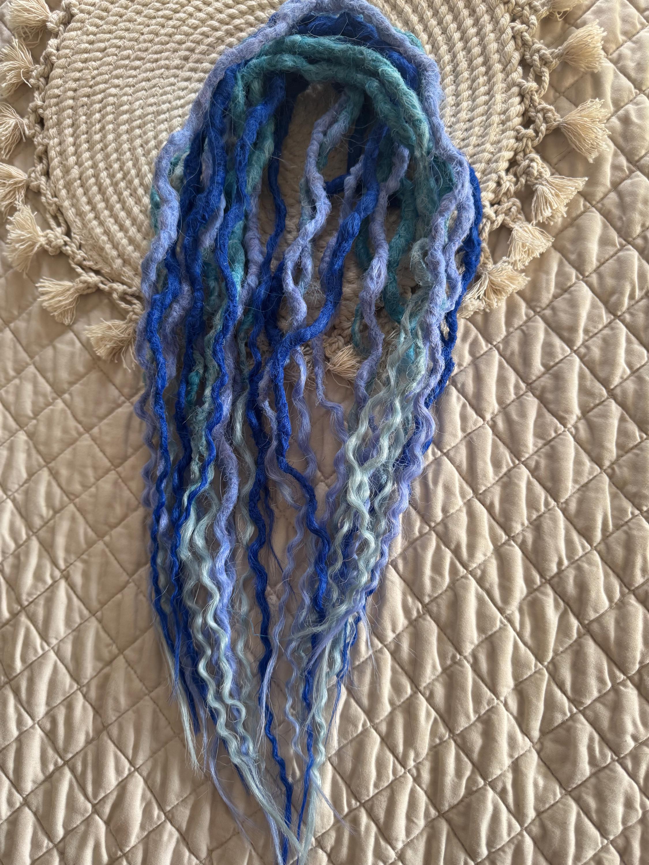 Sweet Dreams Double Ended Crochet Wavy Dreads | Brown Ombré Dread Set