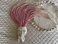 Pink to Blonde Ombré Thin Double Ended Dreads | Braids & Twists Dread Set