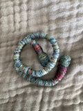 Wrapped bendy dread tie boho