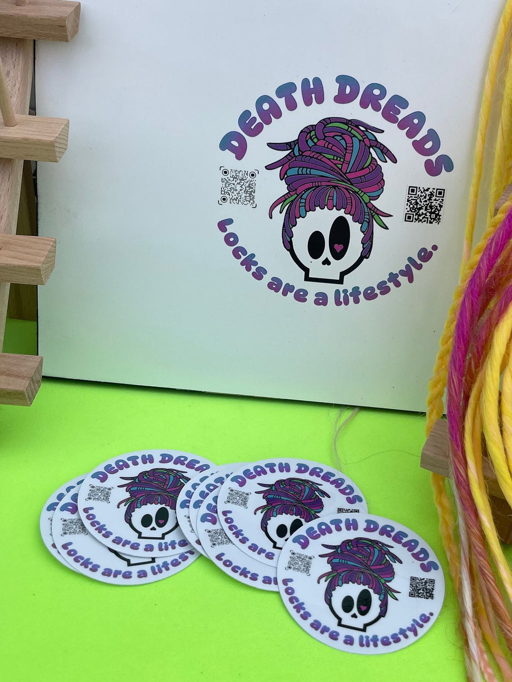 Custom Order Wavy Dreads | Personalized Kanekalon Dread Set | Death Dreads