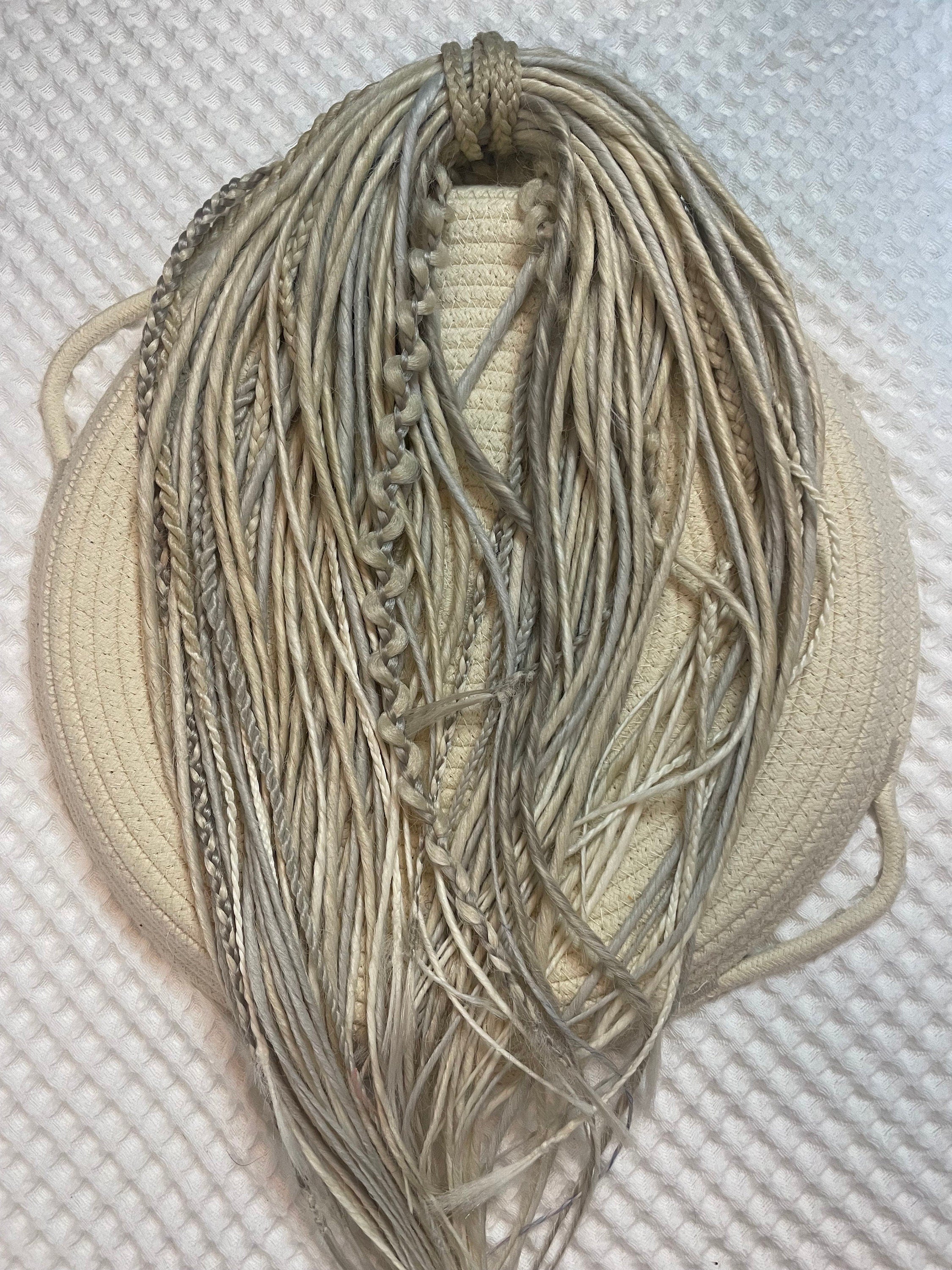 Blonde Thin Double Ended Dreads | Multi-Shade Blonde Dread Set