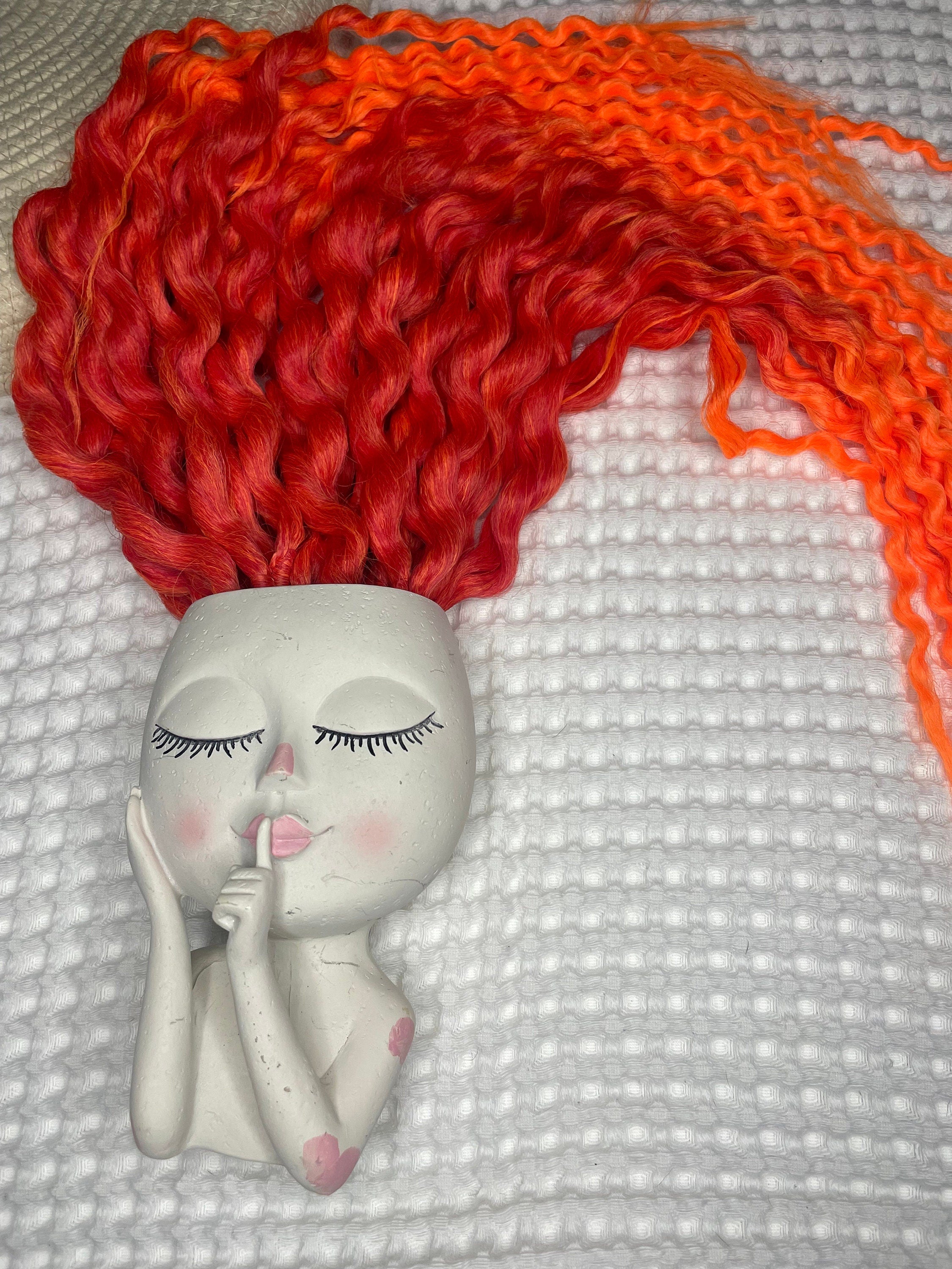 Fire Wavy double ended wavy boho dreads