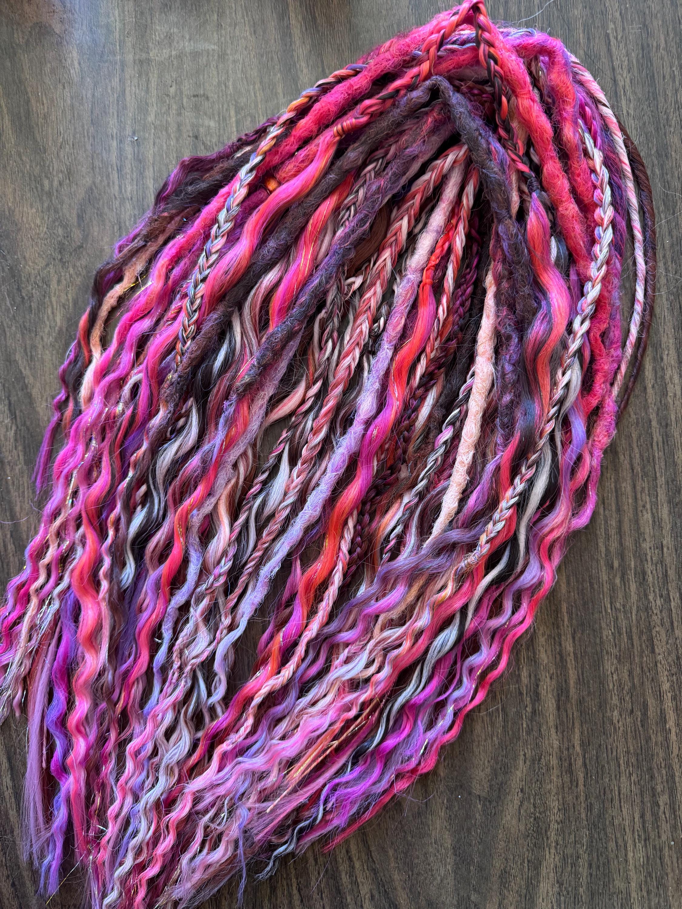 Sunset Dreams Double Ended Boho Dreads & Braids | Twist, Crochet & Wavy Dread Set