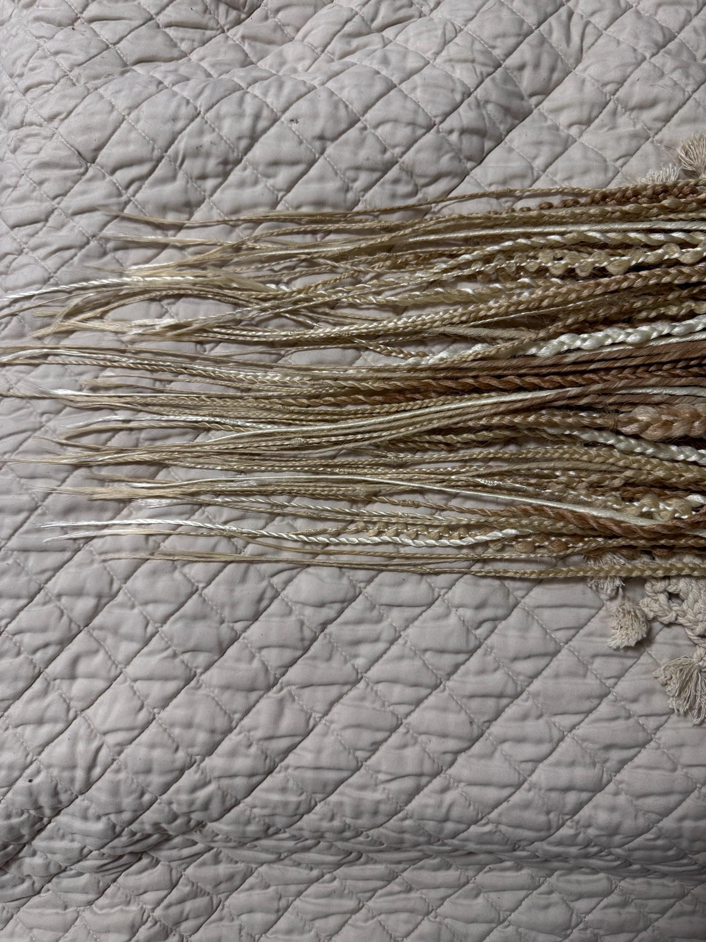 Vanilla Double Ended Braids & Twists | Blonde Dread Set | Open or Closed Ends